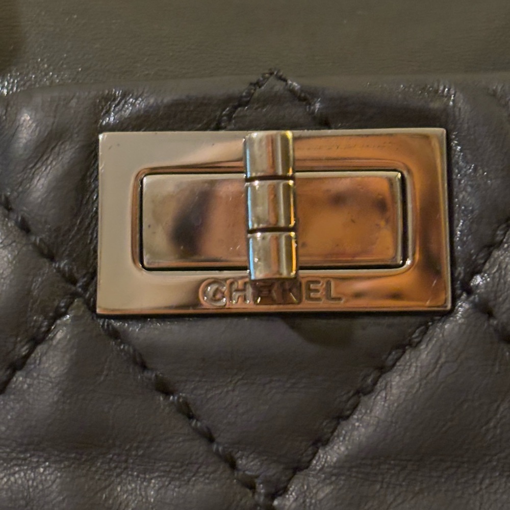 CHANEL RARE Discontinued 8 Knots Lambskin Black Large Bag w/COA - Picture 8 of 16
